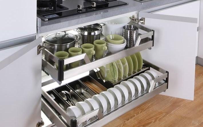 Phụ kiện tủ bếp thông minh – Trợ thủ đắc lực của chị em nội trợ Phụ kiện tủ bếp thông minh – Trợ thủ đắc lực của chị em nội trợ